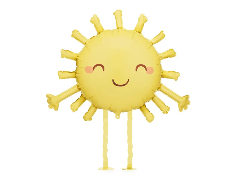 Palloncino a elio Sun Giallo Vuoto 91cm