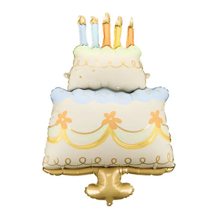 Palloncino a elio colorato per torta vuoto 1,04 m
