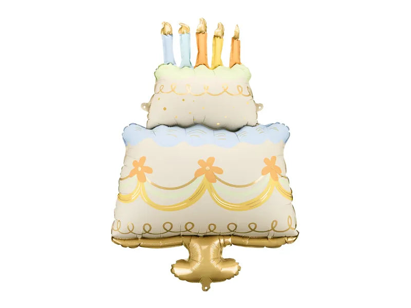 Palloncino a elio colorato per torta vuoto 1,04 m