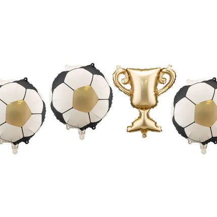 Palloncini calcio 33cm 4pz