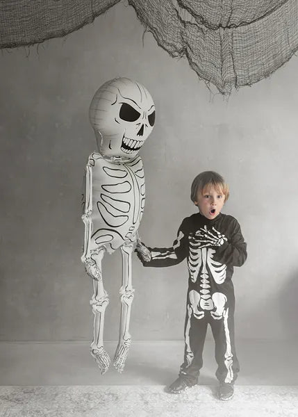 Palloncino Foil Skeleton XXL, 46x129 cm, misto