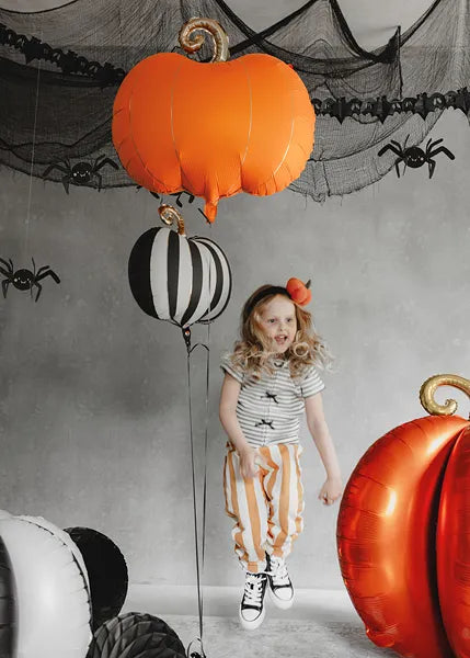 Palloncino ad elio zucca arancione vuoto 62 cm