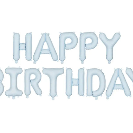 Palloncino Lettera Buon Compleanno Blu 3,4 m