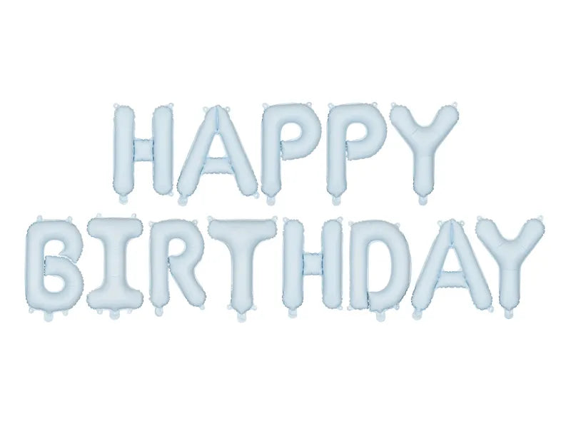Palloncino Lettera Buon Compleanno Blu 3,4 m