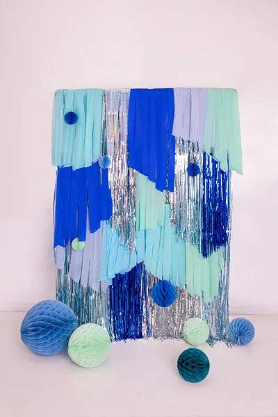 Palla a nido d'ape, azzurro, 40 cm