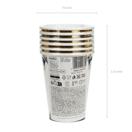 Tazze Halloween Spider 400ml 6pz