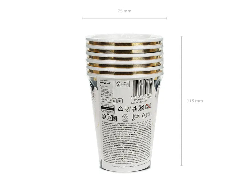 Tazze Halloween Spider 400ml 6pz