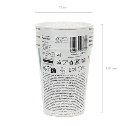 Tazze per cani 220ml 6pz