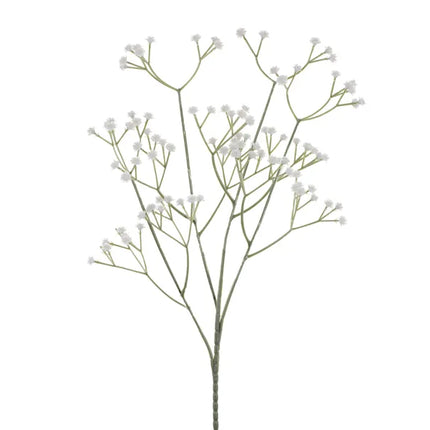 Fiore finto bianco di sambuco 62 cm