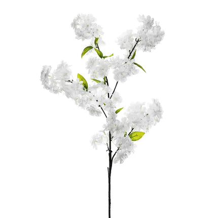 Fiore finto bianco di ciliegio 97 cm