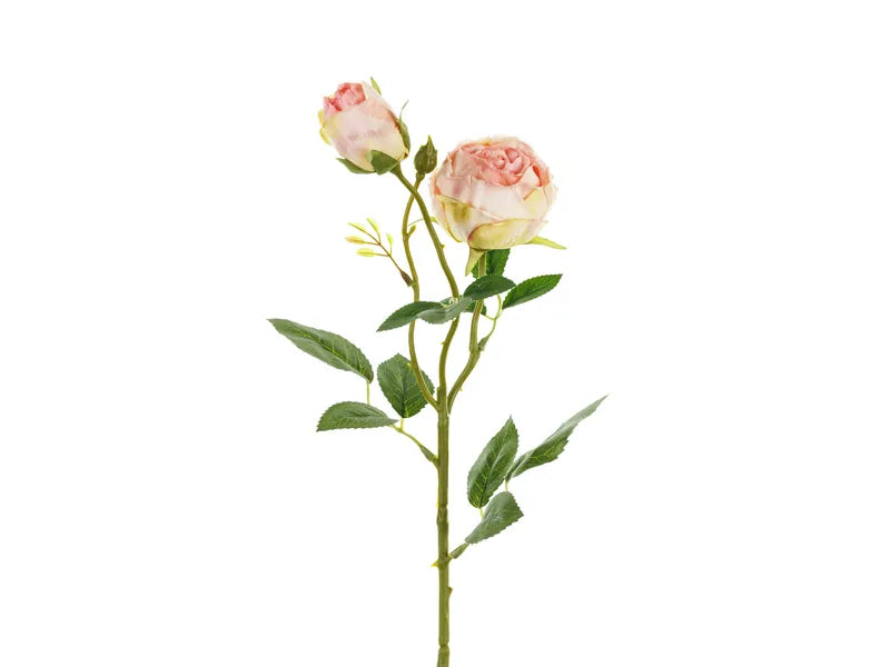 Fiore finto rosa 55 cm