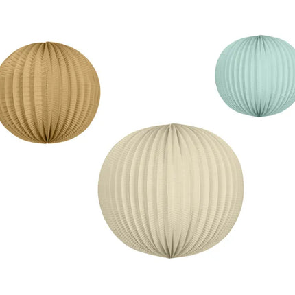 Lanterne colorate 3 pezzi