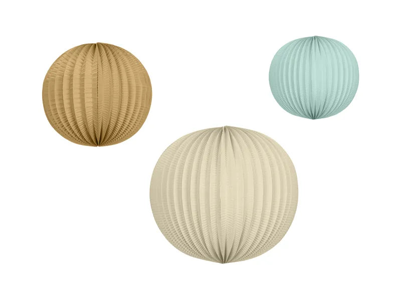 Lanterne colorate 3 pezzi