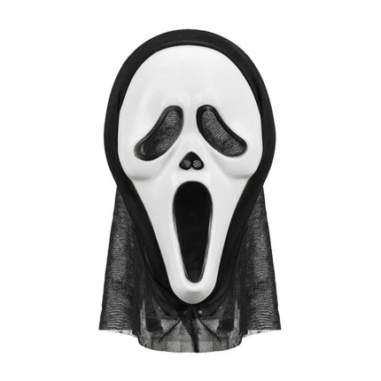 Maschera di Halloween con cappuccio, 18x31 cm, misto