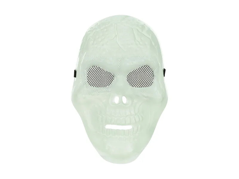 Maschera di Halloween Teschio che brilla al buio