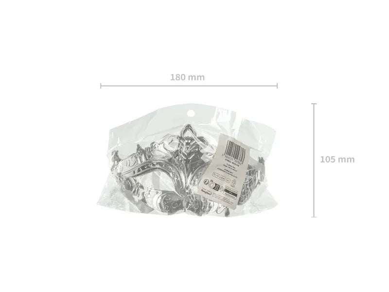 Maschera per occhi veneziana in argento