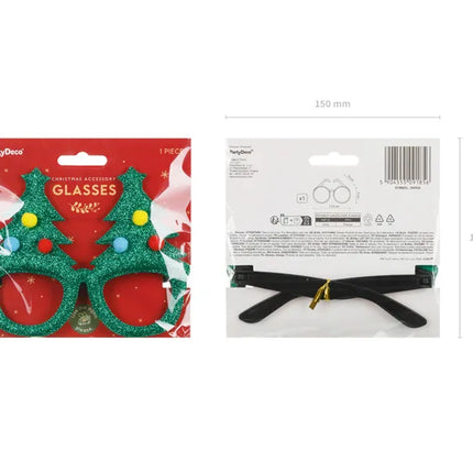 Bicchieri di Natale Alberi di Natale verdi