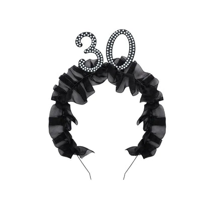 Cerchietto 30 anni nero