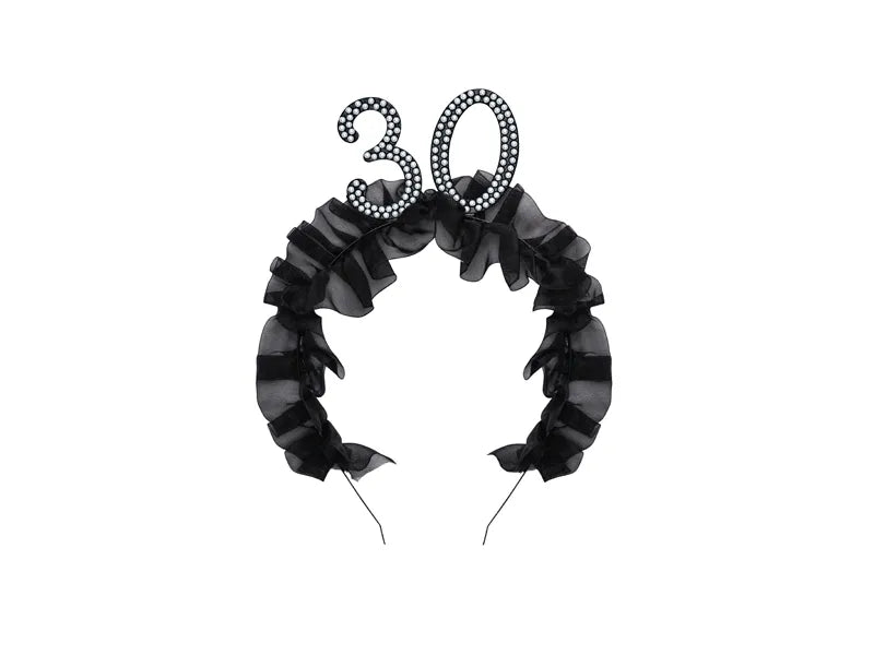 Cerchietto 30 anni nero