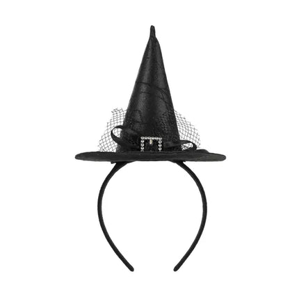 Cerchietto da strega Cappello da strega nero