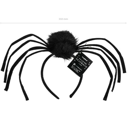 Cerchietto per capelli di Halloween Ragno Nero