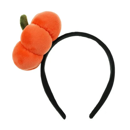 Cerchietto Zucca Nero Arancione