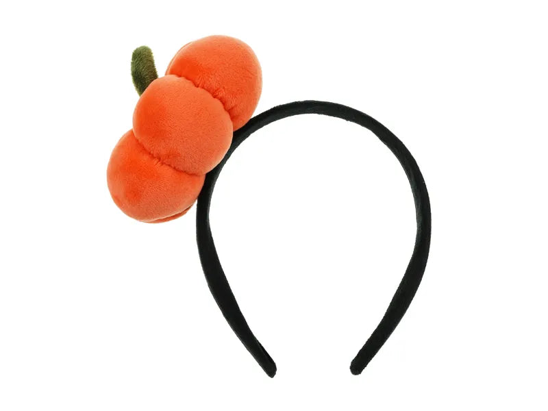 Cerchietto Zucca Nero Arancione