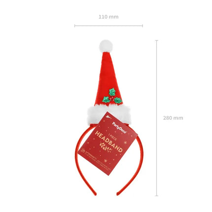 Cerchietto di Natale Mini Cappello di Natale