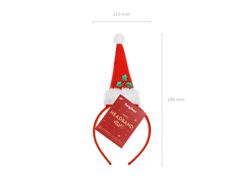 Cerchietto di Natale Mini Cappello di Natale