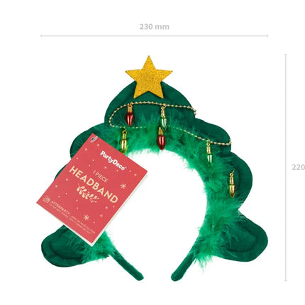 Cerchietto con albero di Natale, 18,5x24 cm, misto