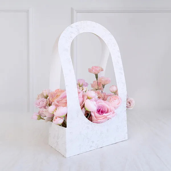 Scatola per fiori bianca Share Box 38cm
