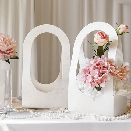 Scatola per fiori bianca Share Box 38cm