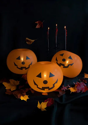 Palloncini di Halloween Zucche arancioni 25 cm 5 pezzi