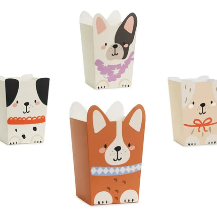 Ciotole per popcorn per cani 12,5 cm 6 pezzi