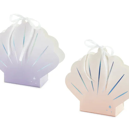 Conchiglie colorate per porzioni 17,5 cm 4 pezzi