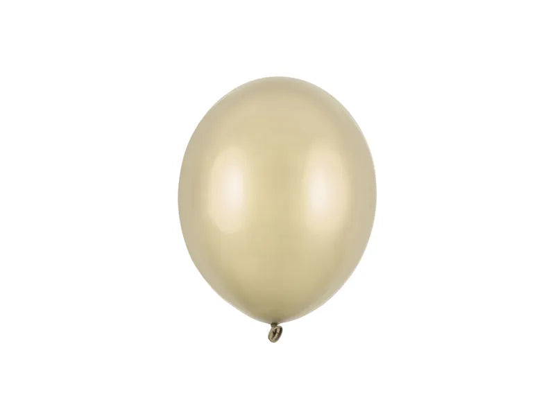 Palloncini oro metallizzati a freddo 12cm 100pz