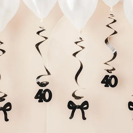 40 Anni Decorazione appesa 50cm 5pz