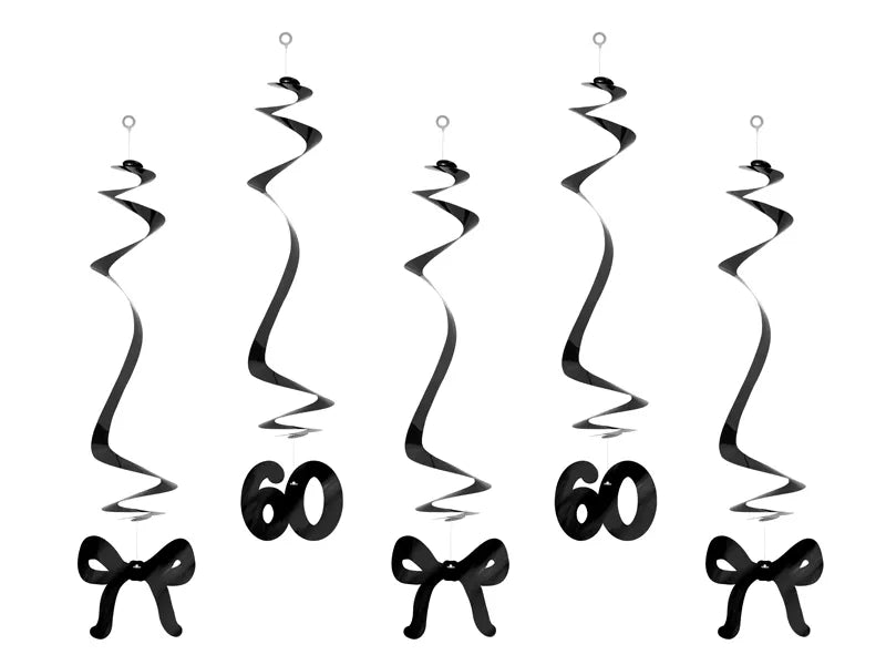 60 Anni Decorazione appesa 50cm 5pz