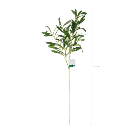 Ramo d'ulivo finto verde 91 cm