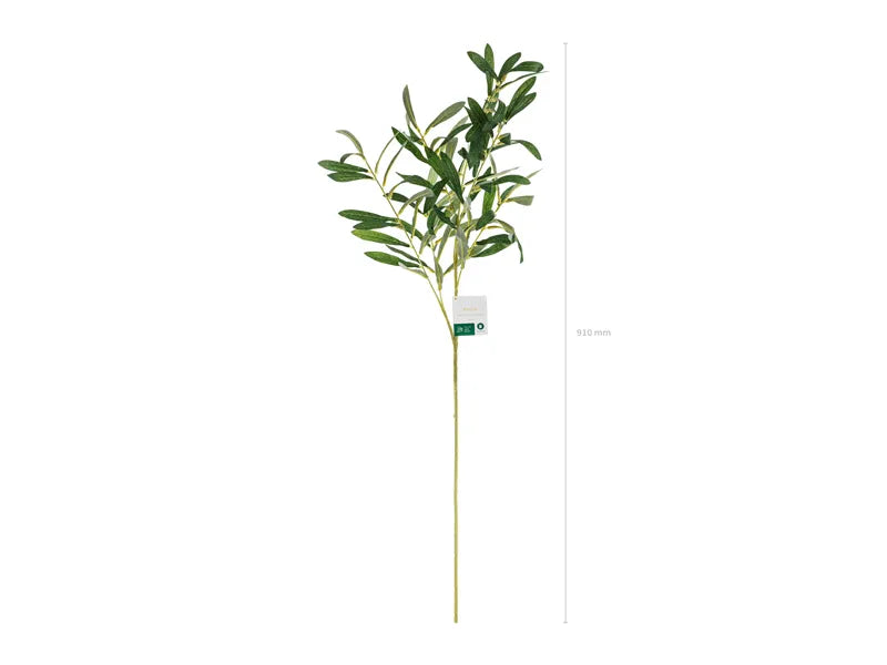Ramo d'ulivo finto verde 91 cm