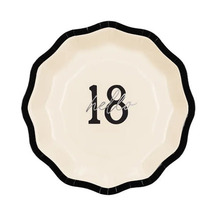 Piatti 18 anni 18cm 6pz