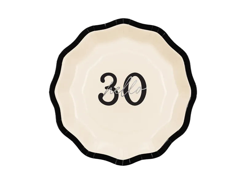 Piatti 30 anni 18cm 6pz