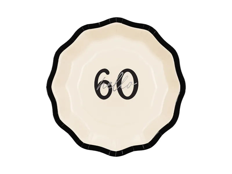 60 Anni Piatti 18cm 6pz