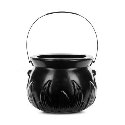Secchio di Halloween Cauldron nero 18 cm