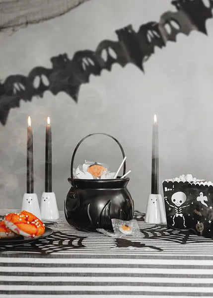 Secchio di Halloween Cauldron nero 18 cm