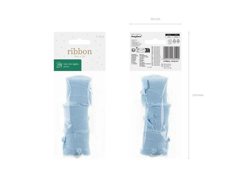 Nastro azzurro 5m 3pz