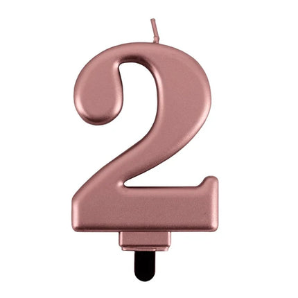 Candela "2 anni" in oro rosa