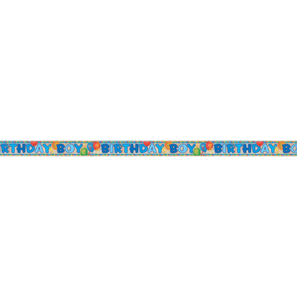 Birthday Boy Banner 3,65m van Unique koop je bij Partywinkel