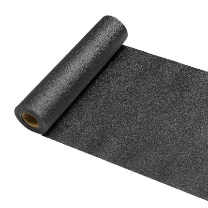 Runner da tavolo nero glitterato 30Cm 5m