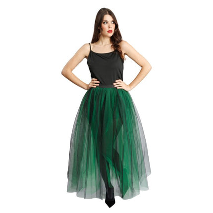 Tule Rok Donna Nero Verde